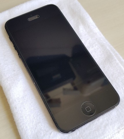 iphone 5 cinza e preto