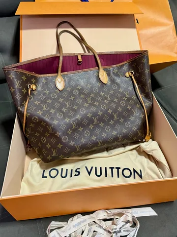Bolsa Louis Vuitton Original Neverfull Usada
