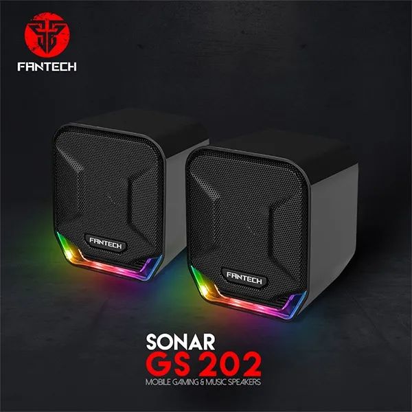 Caixinha de Som Gamer para PC GS202 [Estereo Sonar RGB 3W] Preta - A Pronta Entrega!! - Foto 4