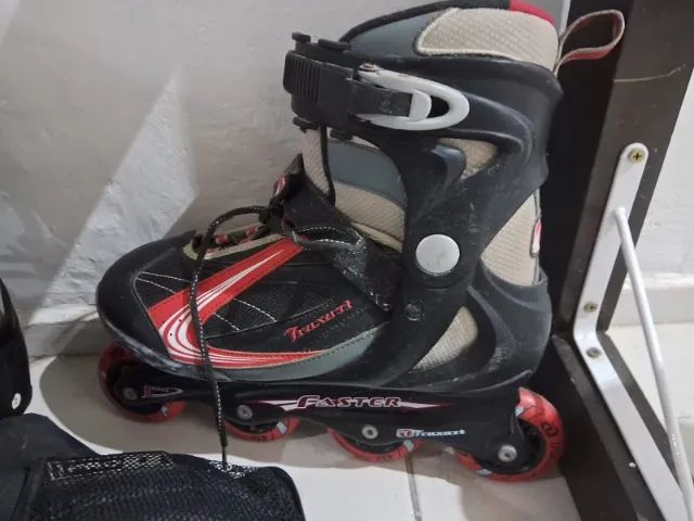 Kit Patins Joelheira e Cotoveleira - Tamanho 42