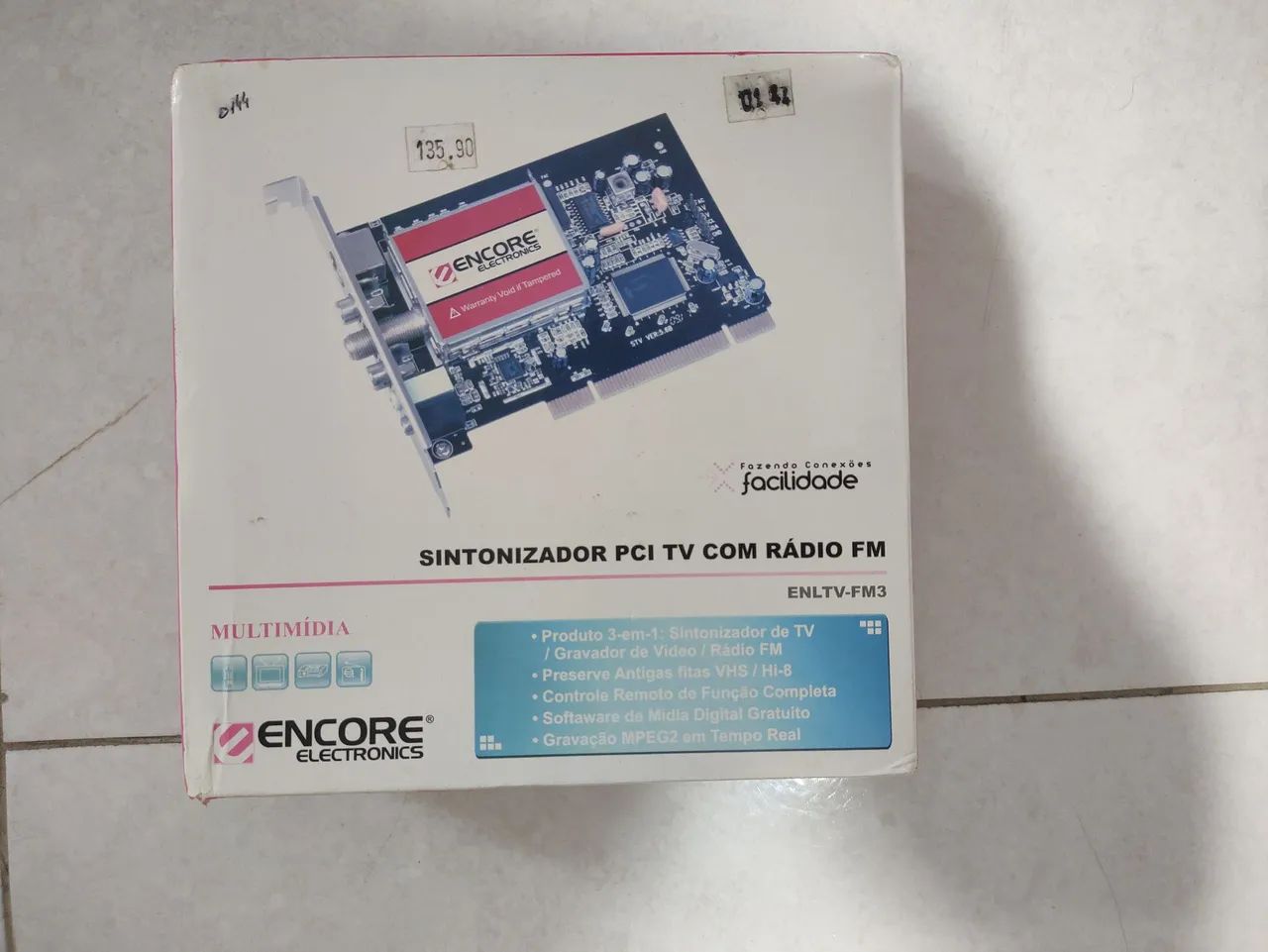 Placa de captura de vídeo Encore ENLTV-FM3