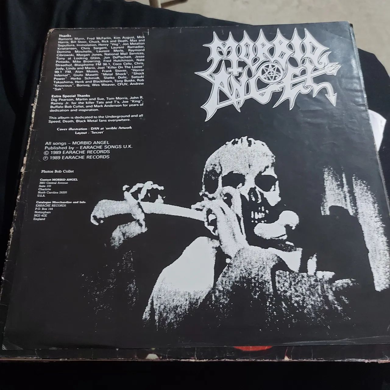 Encarte original Morbid Angel Altars of madness - CDs, DVDs etc