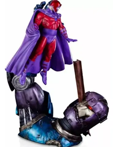 Estátua Magneto e Sentinela Iron Studios CCXP 2023 Exclusivo 1/10