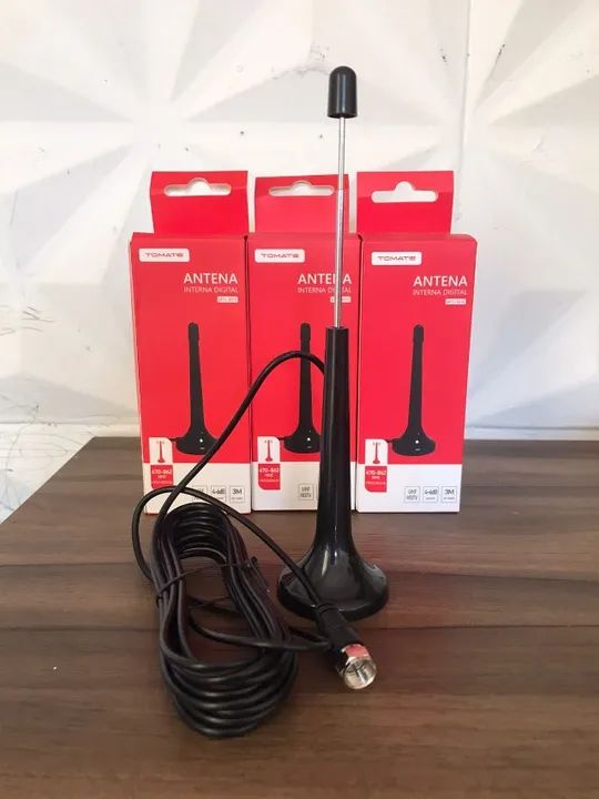 Antena Digital TV/conversor Hdtv 3M (Novo) - Com Garantia - Foto 2