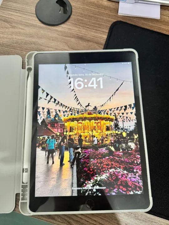 Ipad 9ª Geração 64GB Silver + caneta - Foto 5