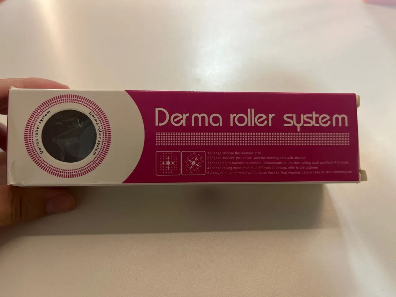 Derma Roller System Manual para microagulhamento 