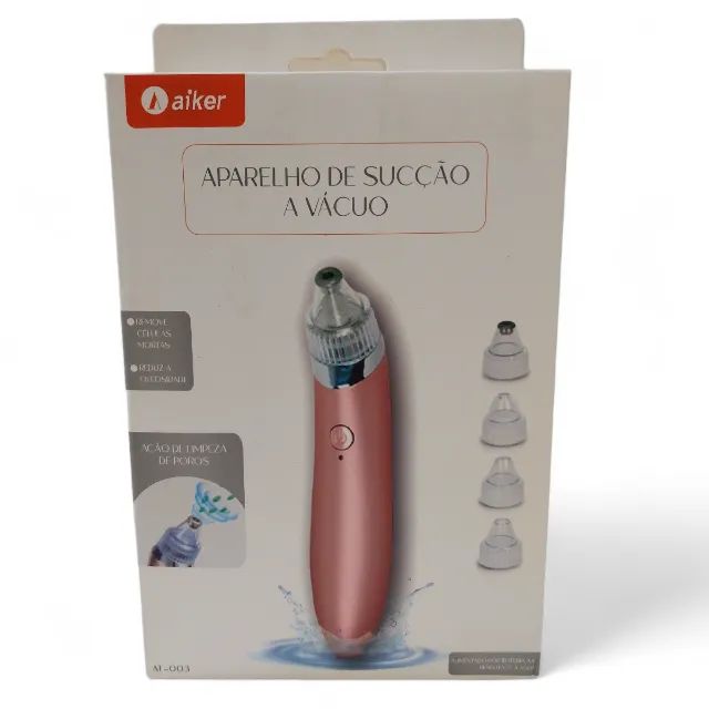 Aparelho sucção a vácuo contra acne e espinhas recarregável At 003 Aiker - Foto 3