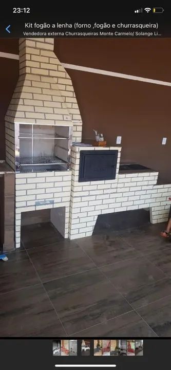 FOGÃO 3 EM 1 TIJOLINHO ALTO RELEVO   - Foto 2