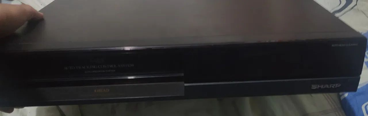 video cassete sharp VC-1294B funcionando