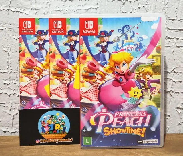 (Lacrado) Princess Peach Show Time Switch (Aceitamos seu jogo usado como pagamento)