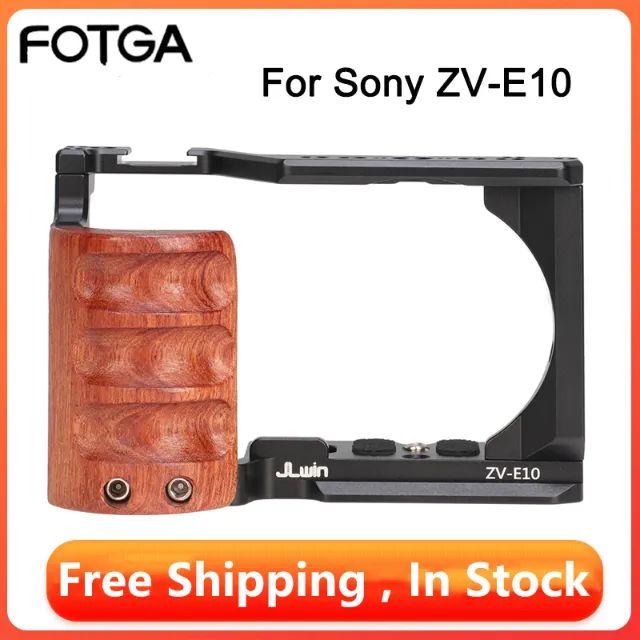 Cage Gaiola Protetora Top Hand Grip Para Sony Zv-e10