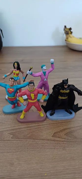 Bonecos Liga da Justiça - 12 Peças Dc - Foto 2