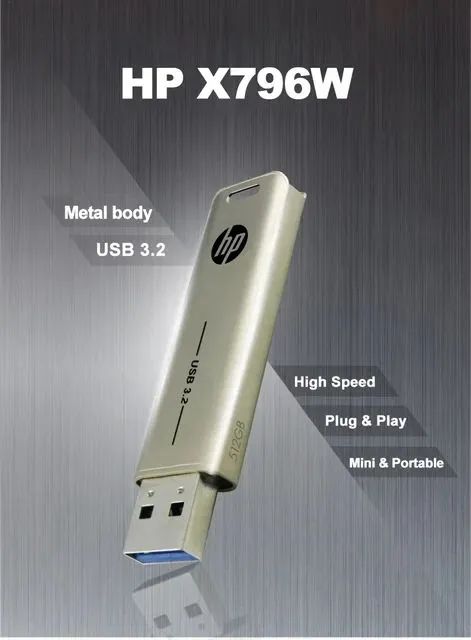 Pendrive HP metal 64gb Original  - Foto 2