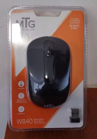 Mouse Sem Fio Wireless 3 Botões 1.200dpi Óptico - Amw840