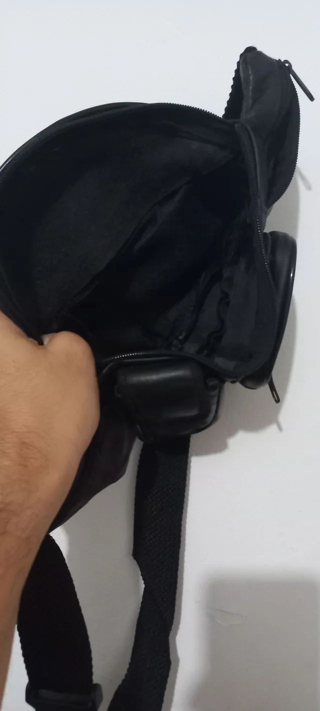 Pochete couro tática (com coldre) - Foto 4