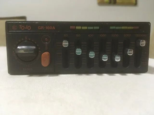 Tojo Gr 100A Equalizador e amplificador revisado e funcionando