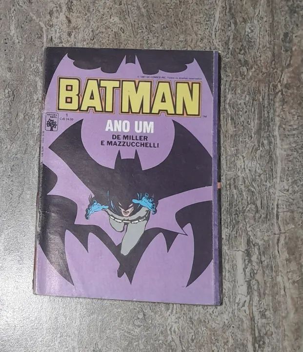 HQ Batman Ano Um Editora Abril - Edição de Colecionador