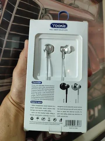 Fone de ouvido com fio com entrada tipo C earphone  - Foto 2