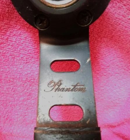 Volante Antigo Esportivo Original Phantom c Furos Revestido Couro  - Foto 4