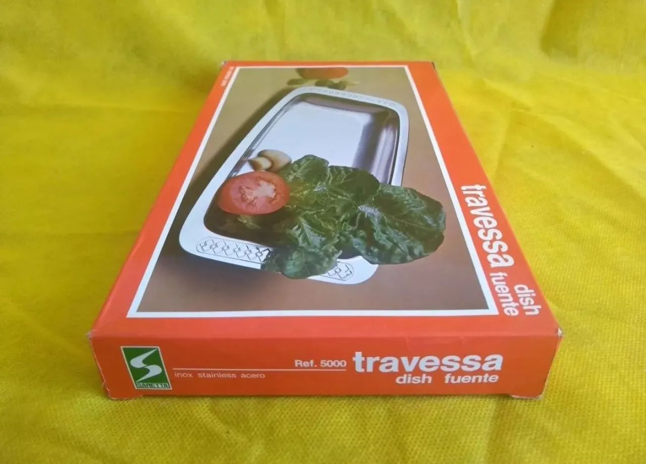 ** MT Travessa Dish Fuente Satetta Aço Inox - Foto 6