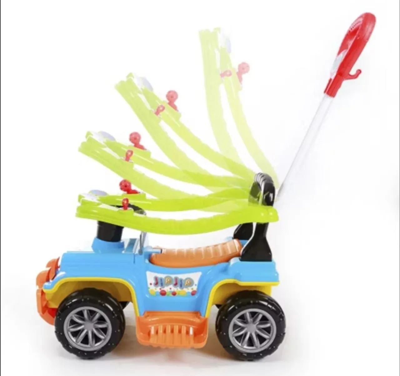 Carrinho de Passeio Infantil Quadriciclo com Empurrador Jip Jip  - Foto 2