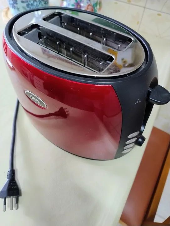 Torradeira Oster Fatias Vermelha Fogões e Fornos Ouro Preto