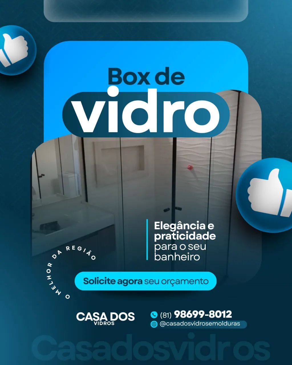 Box de correr para banheiro  - Foto 5