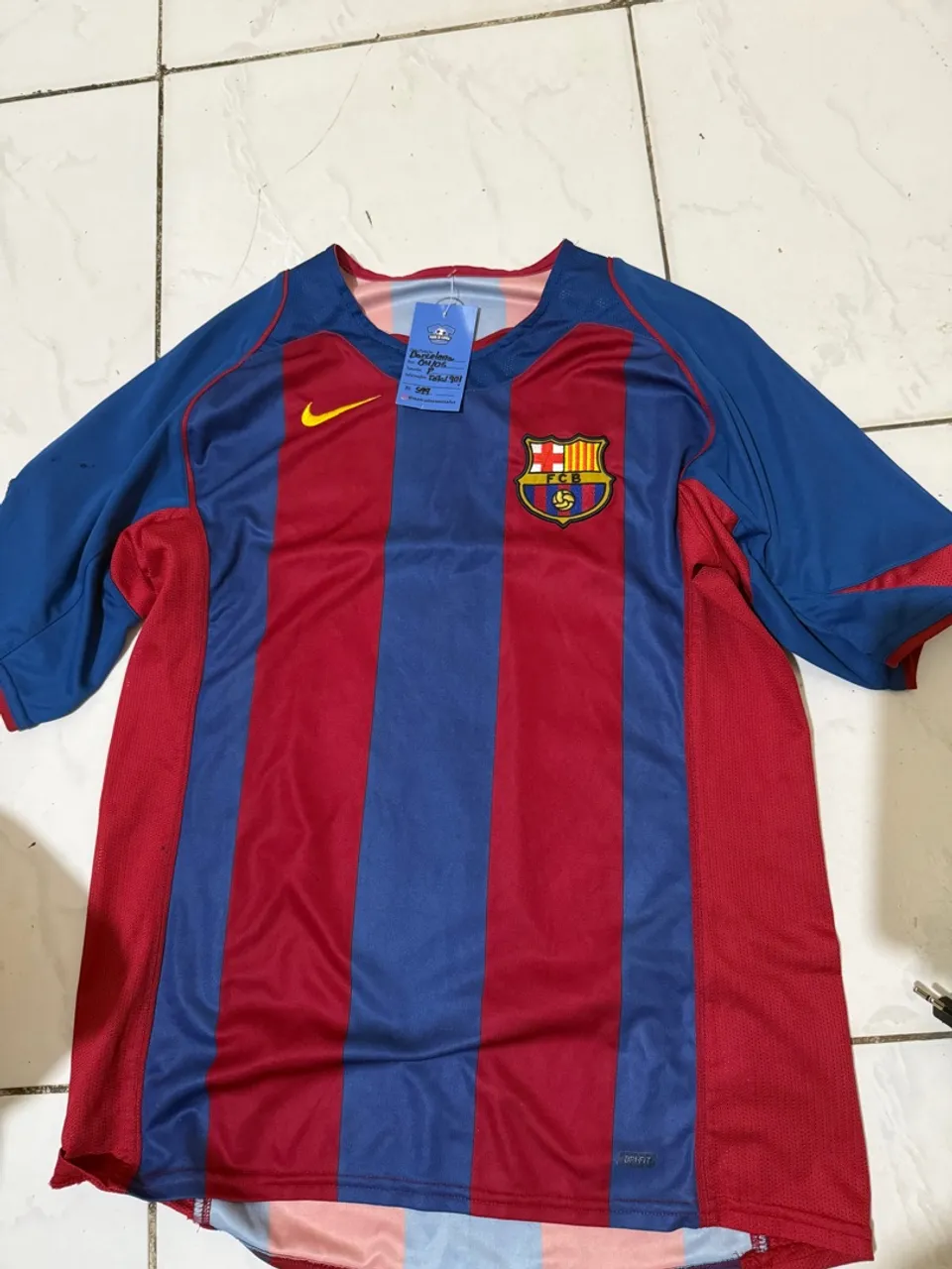 Camisa do Barcelona Ronaldinho original
