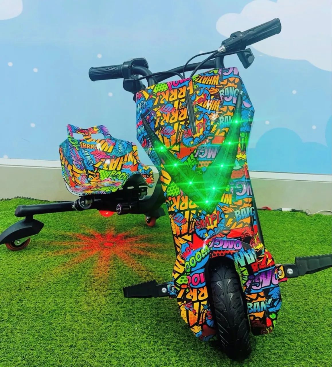 Triciclo Drift Elétrico Radical Varias cores e modelos
