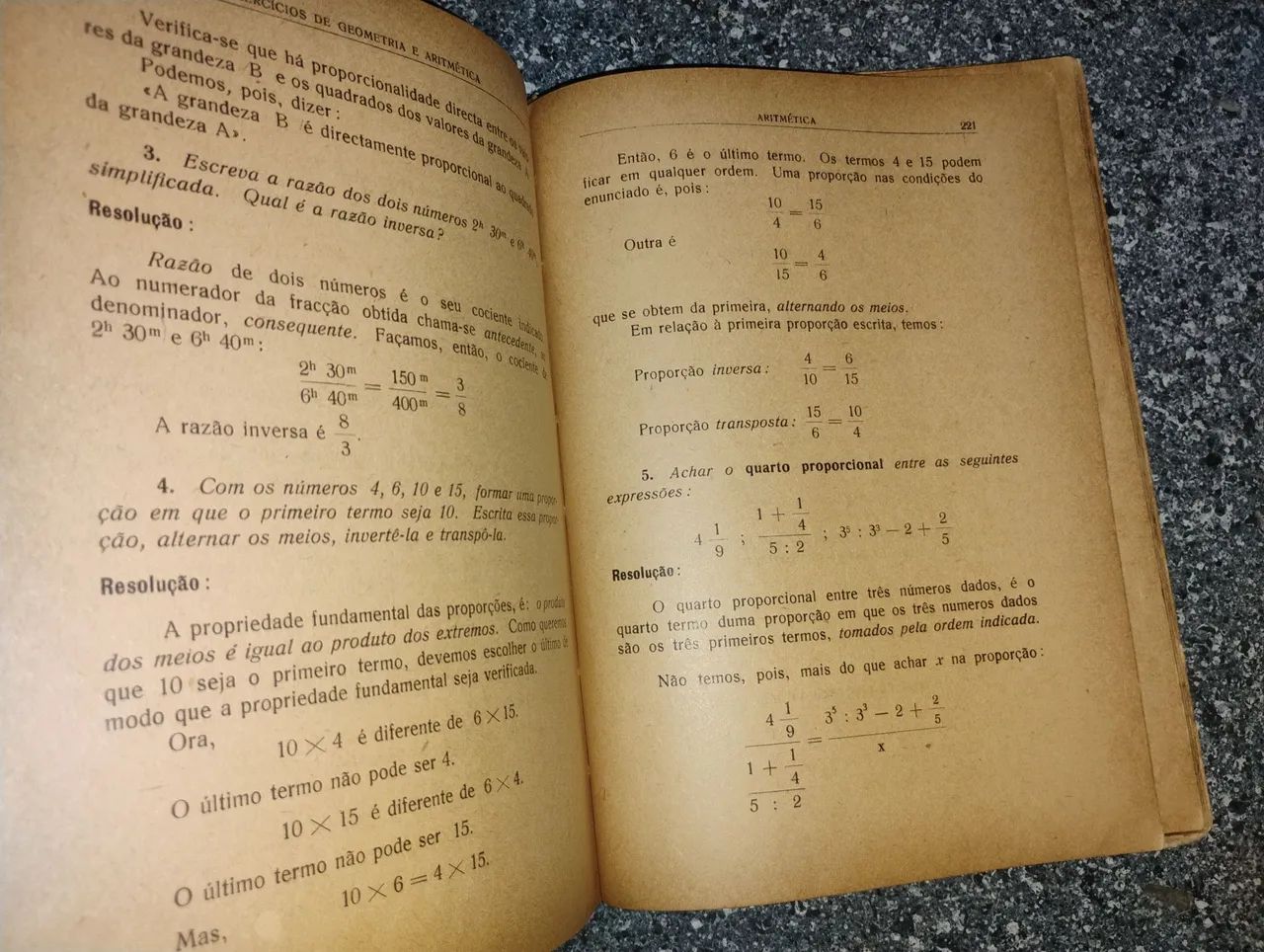 Exercícios de Geometria e Aritmética - 2º Ano dos Liceus - Foto 3