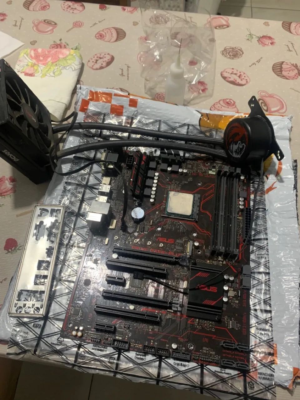 Ryzen 7 1700 + placa mãe e wc 