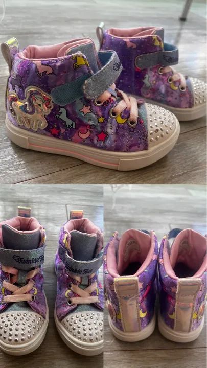 Tênis Infantil Unicórnio Skechers - Tamanho 25 - Foto 4