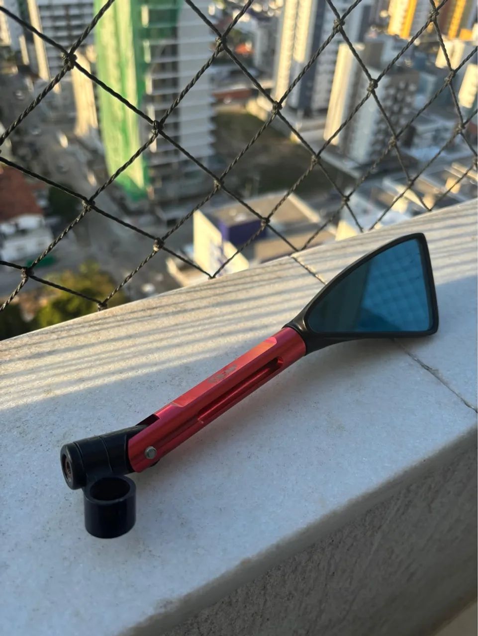 Retrovisor rizoma vermelho  - Foto 4
