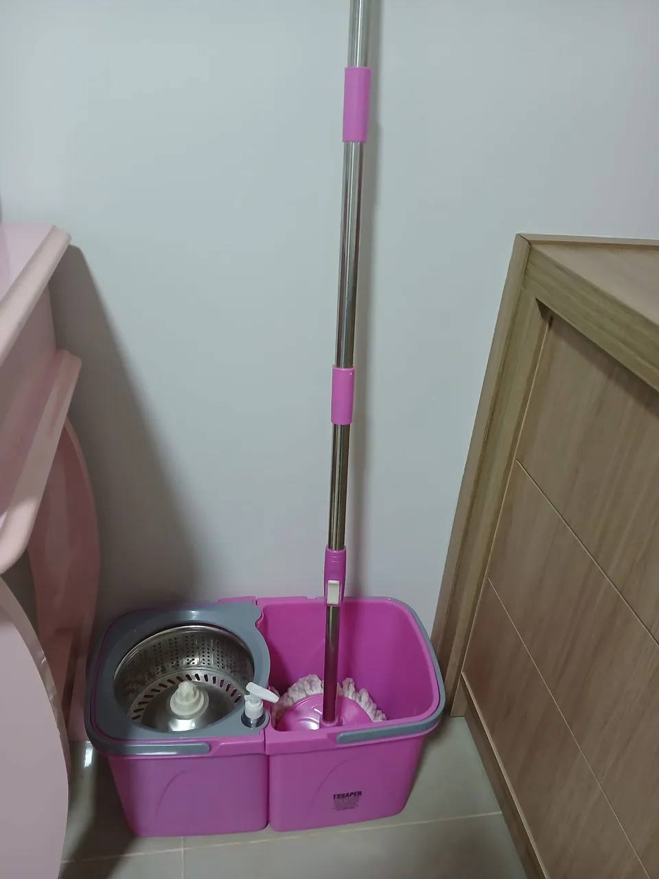 Conjunto de Mop Giratório 360° com Balde