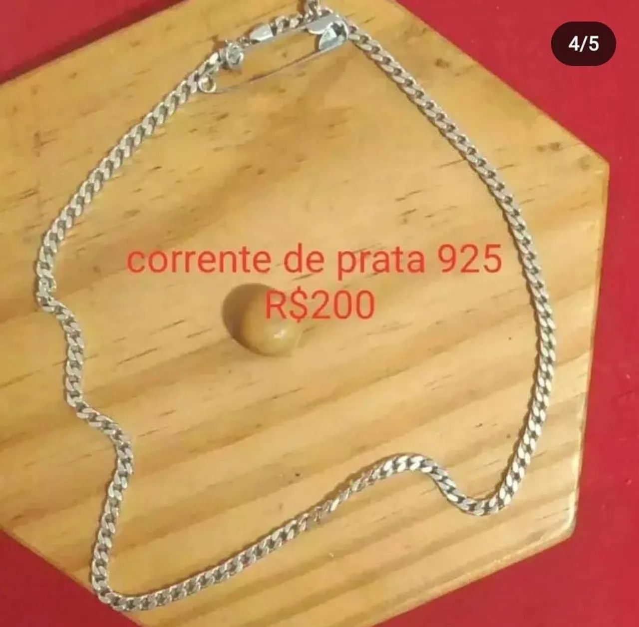 Correntinha  de prata 925 fina - Foto 2