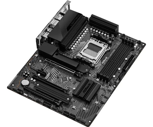 Placa Mãe Asrock X670E PG Lightning, DDR5, AM5, ATX - X670E-PG-LIGHTNING - Foto 4