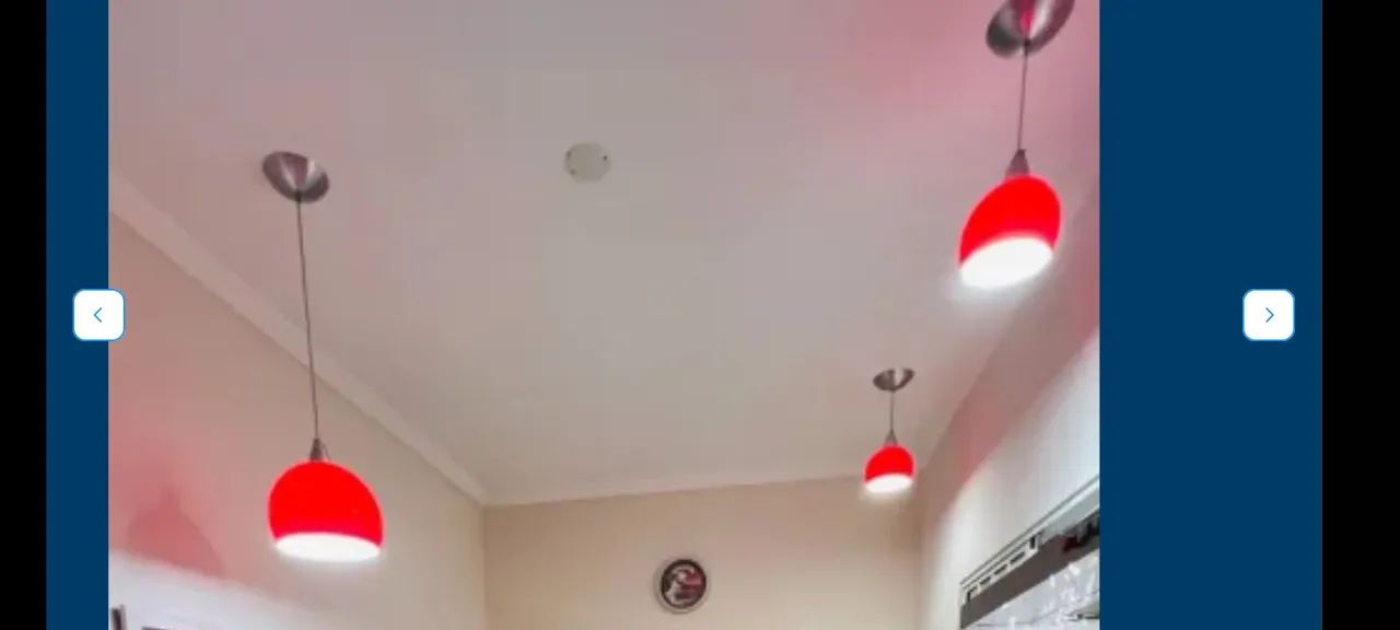 Conjunto de luminárias modernas e Lindas, vermelhas e excelente estado - Foto 3