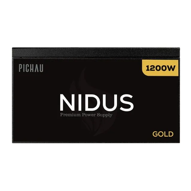 FONTE PICHAU NIDUS, 1200W, FULL MODULAR, 80 PLUS GOLD, PRETO, PG-1201-BR - NOVO/LACRADO!