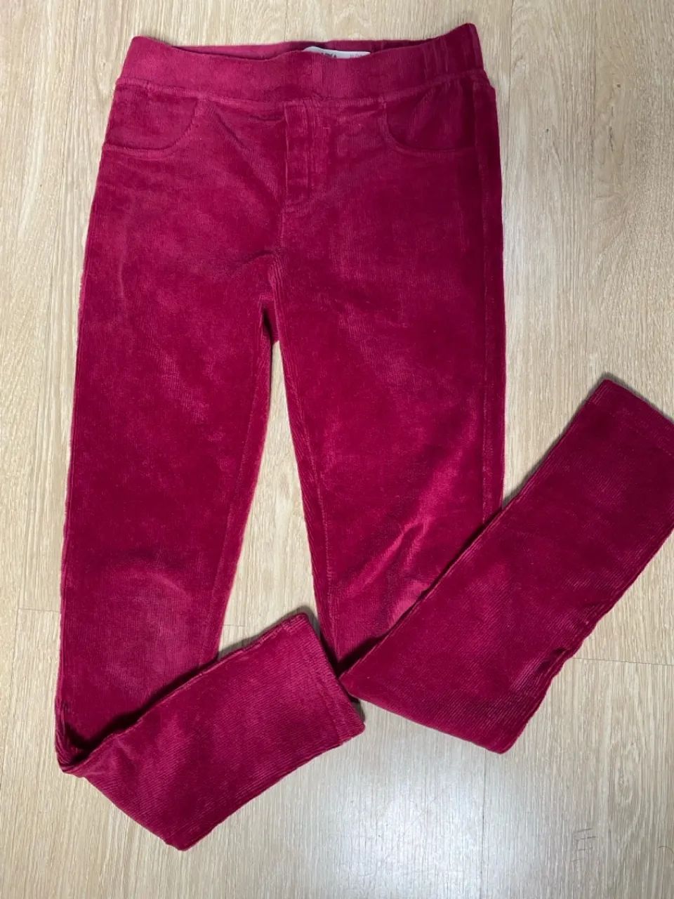 Calça infantil menina vinho de veludo - Fuzarka 11/12 anos