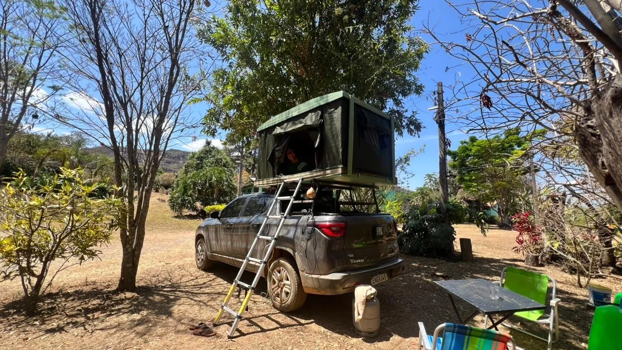 Barraca de teto para camping