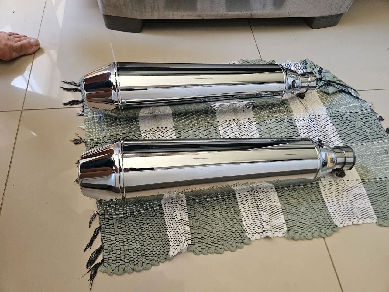 Ponteiras originais Interceptor 650