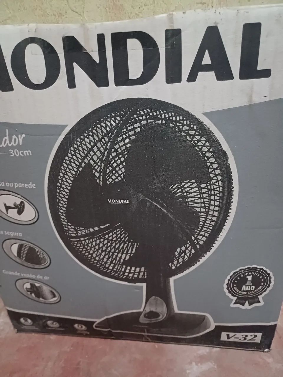 Ventilador de Mesa Mondial V-32 30cm