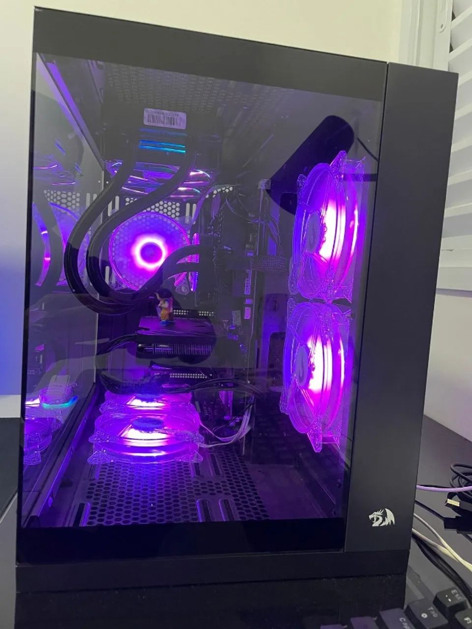 PC Gamer Ryzen 5 5600x c/ RTX 4060 c/ 1,5TB NVME e 16GB RAM DDR4 - ZERADO - Foto 3