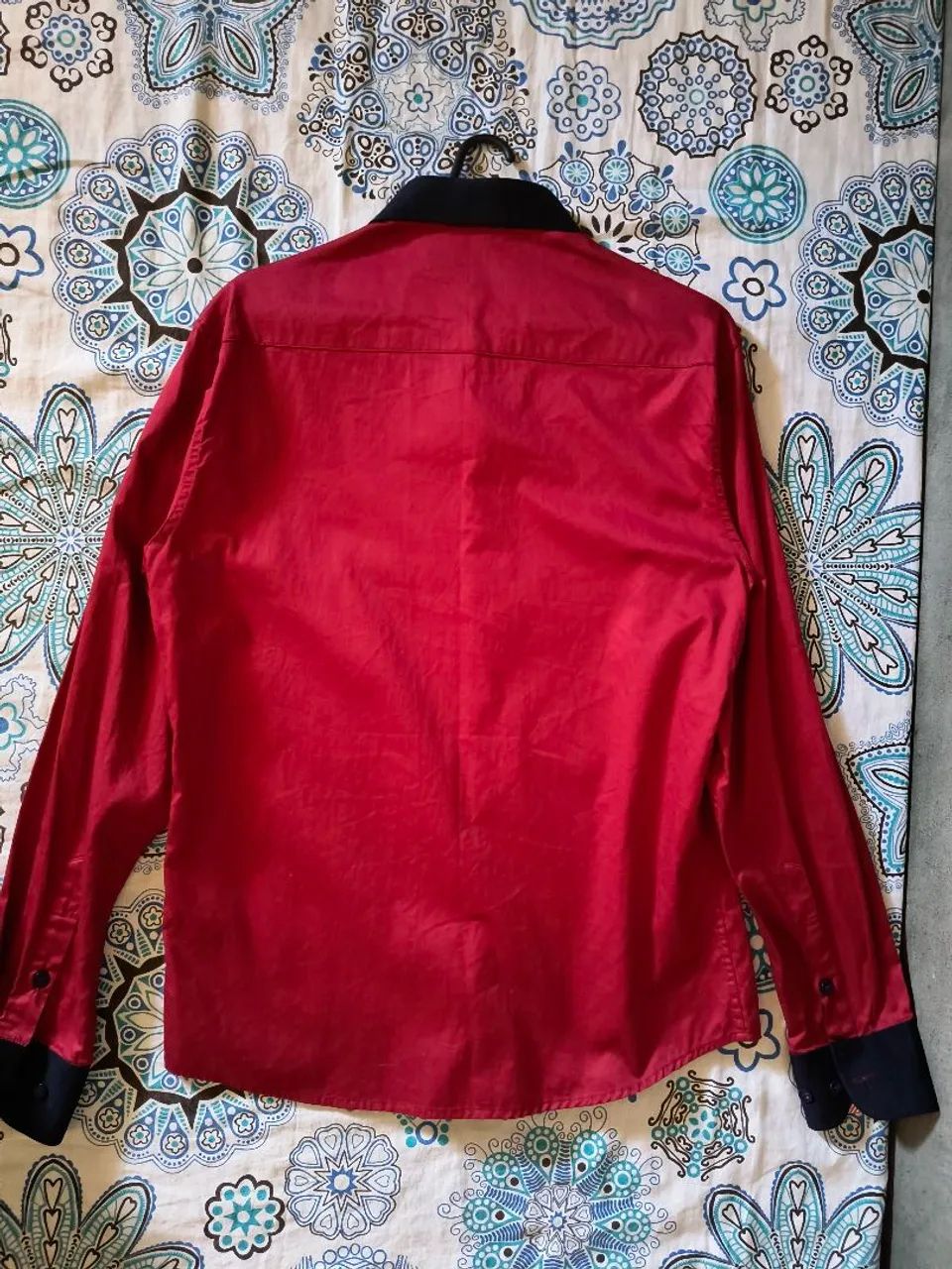 Camisa social vermelha mioche menswear - Foto 2
