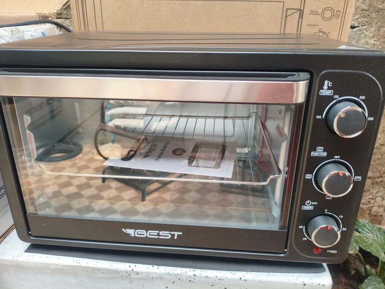 Forno Elétrico Best 35L - Novo - Foto 3