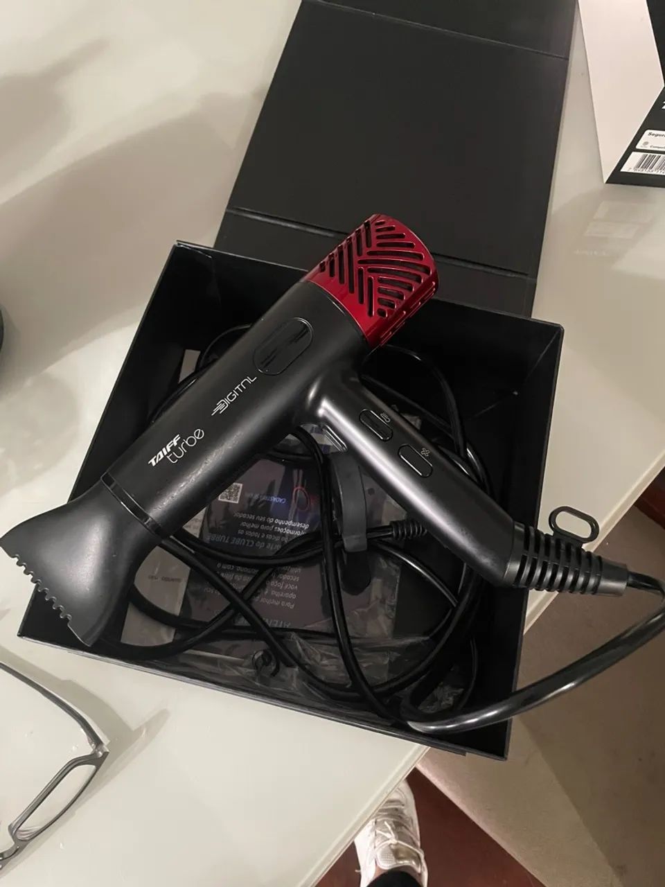 Secador de Cabelo Taiff Turbo 2400W Digital - Foto 4
