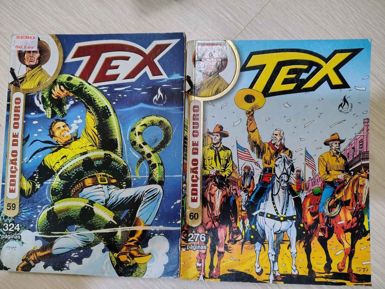 Gibis TEX coleção Ouro, números raros. Venda avulsa. - Foto 4