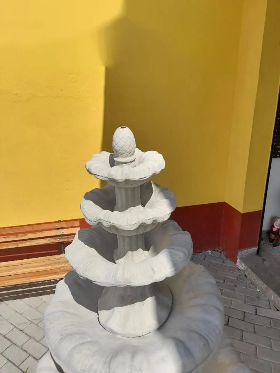 Fonte Equilíbrio para jardim em cimento 1,80m altura - Foto 4