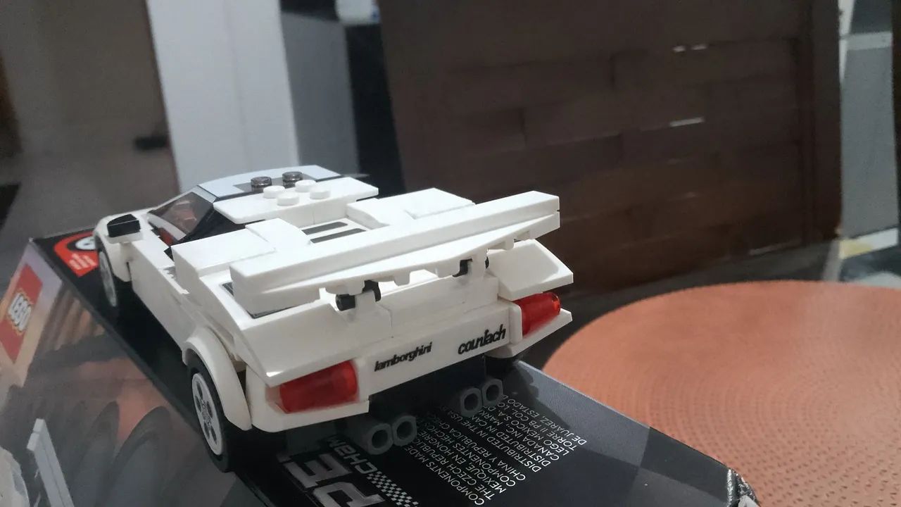 Lamborghini Contach de Lego Branca - Foto 5