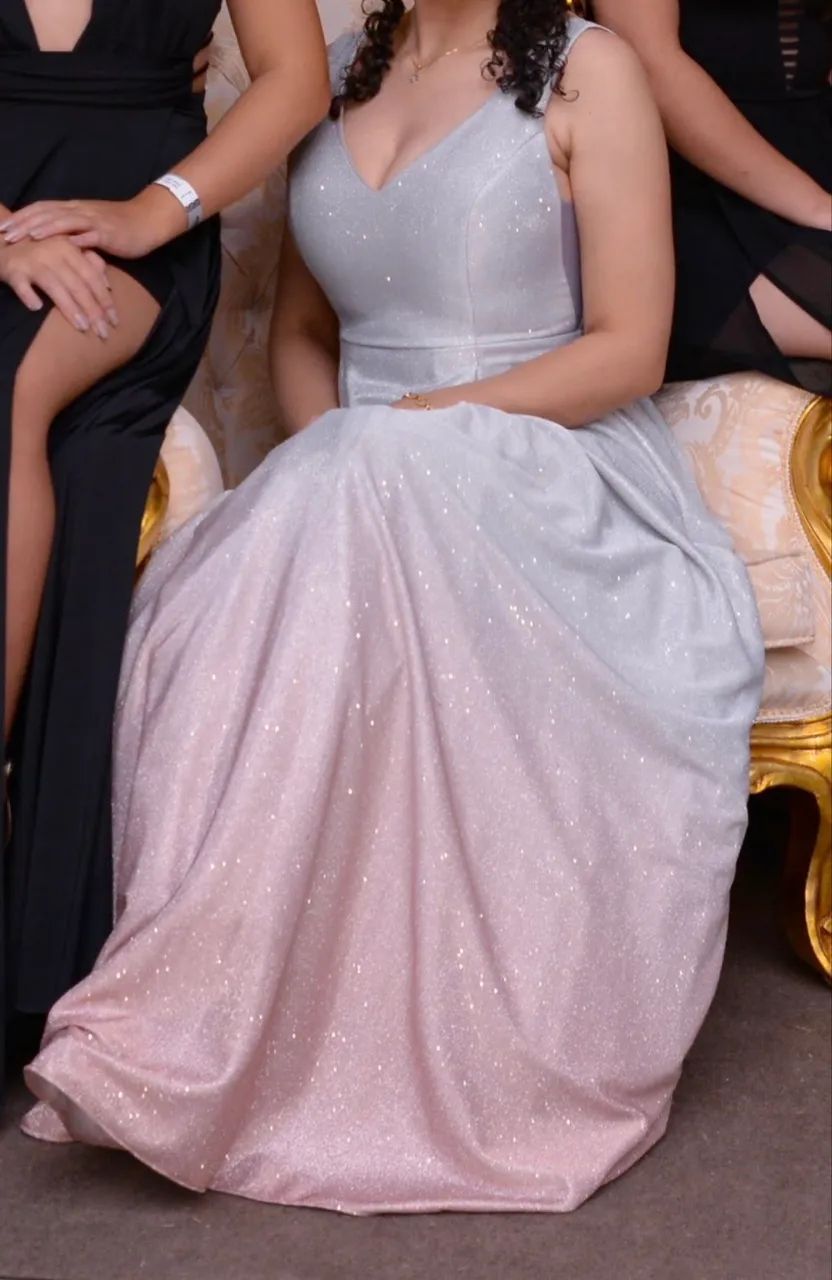 Vestido formatura brilhante